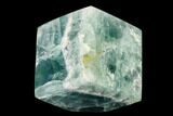 Polished Green Fluorite Cube - Mexico #153400-1